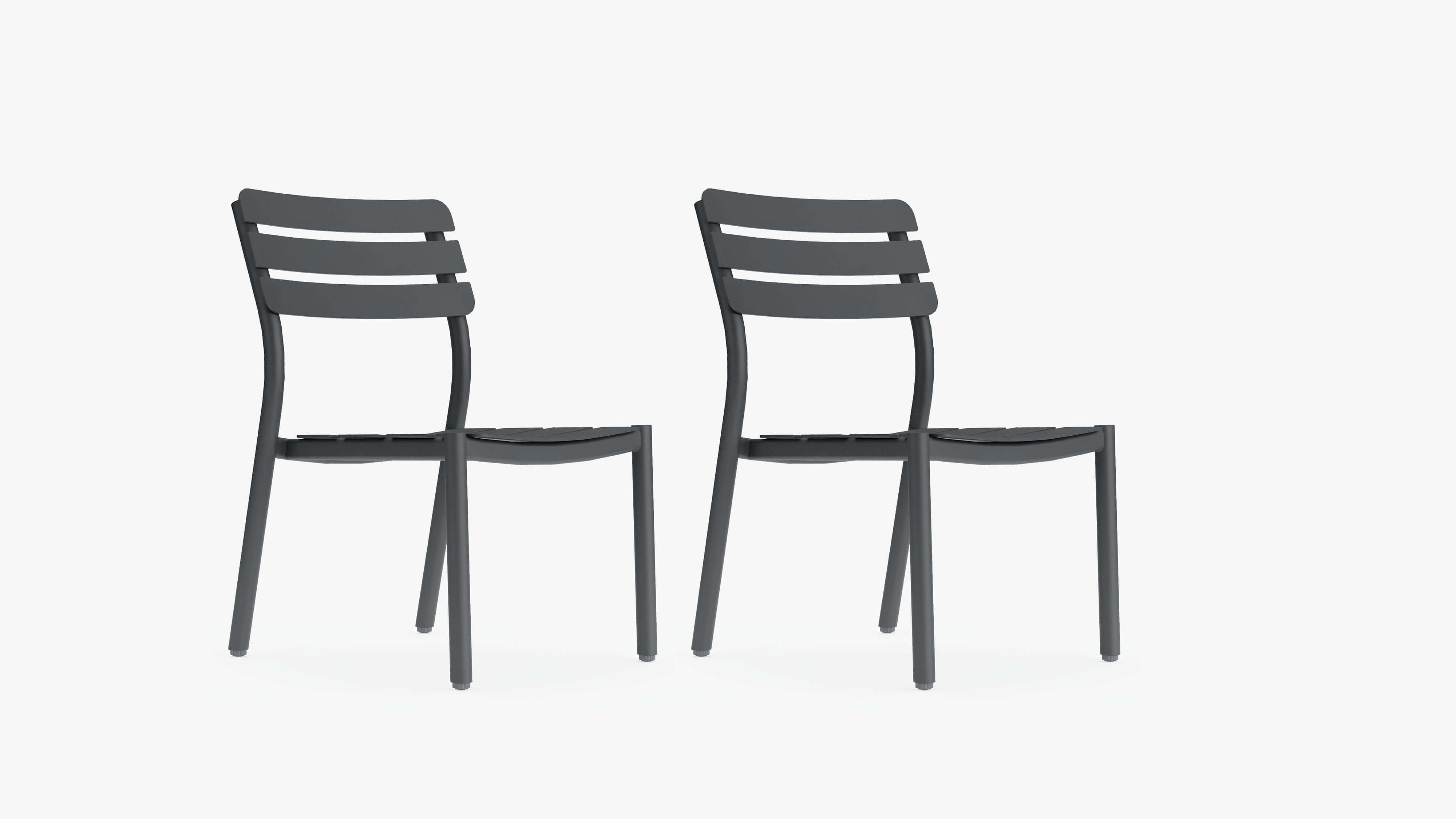595 Dining Armless Chair, Set of 2