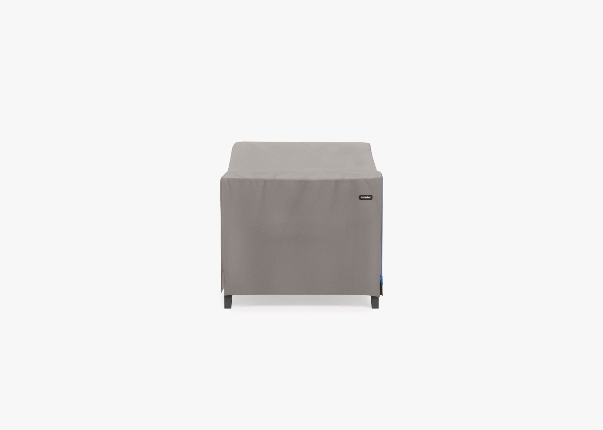 Cover for Aluminum Armchair, front. Custom fit weather protection for your Outer outdoor furniture. #title_default title
