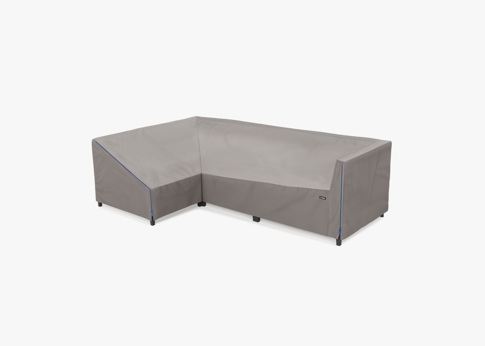 Cover for Aluminum L Sectional - 4 Seat - Right, left 3/4. Protect your Outer seating from rain, dirt, and snow. #title_default title