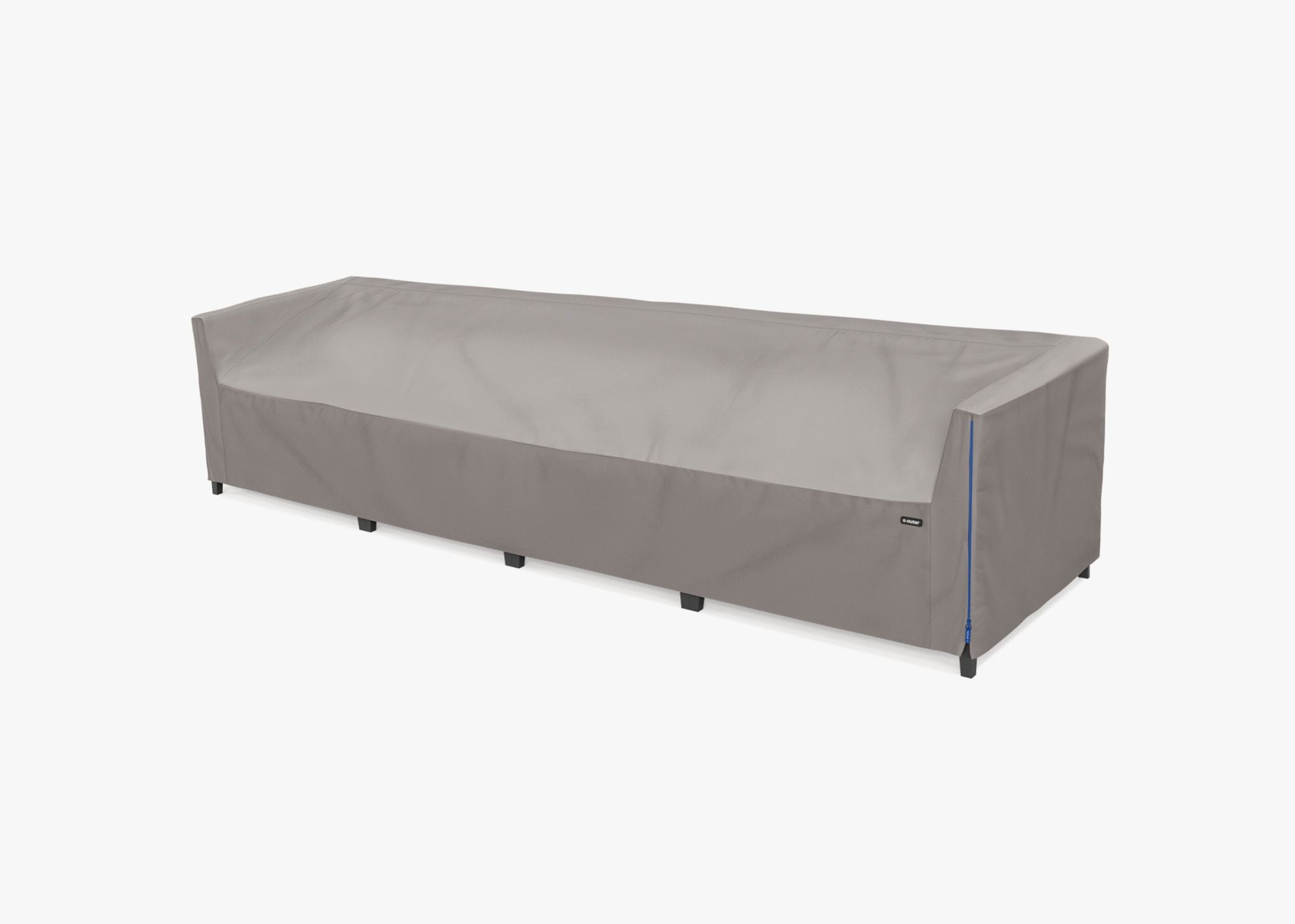 Cover for Aluminum Sofa - 4 Seat, left 3/4. Protect your Outer seating from rain, dirt, and snow. #title_default title
