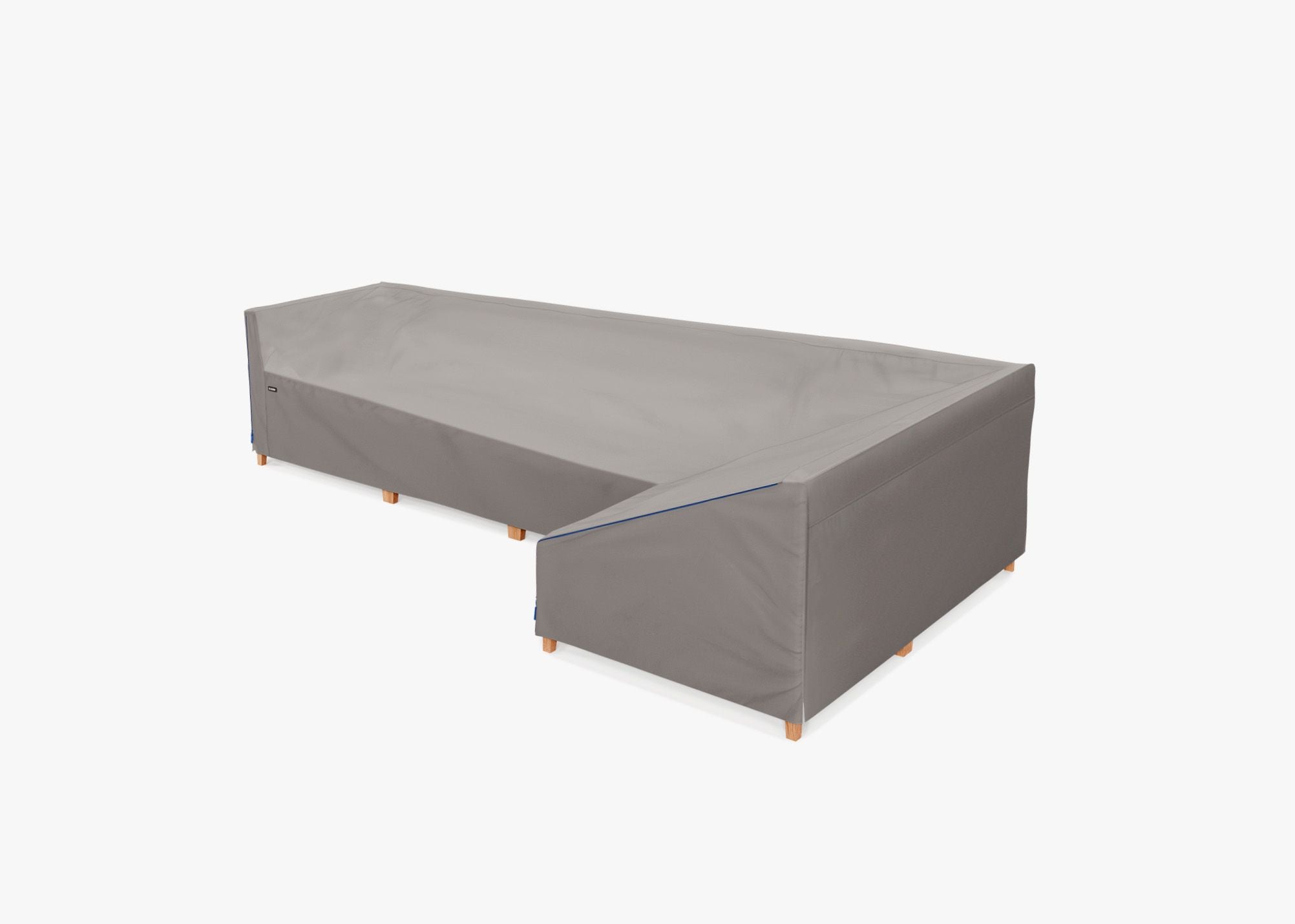 Cover for Teak L Sectional - 5 Seat - Left, left 3/4. Protect your Outer seating from rain, dirt, and snow. #title_default title