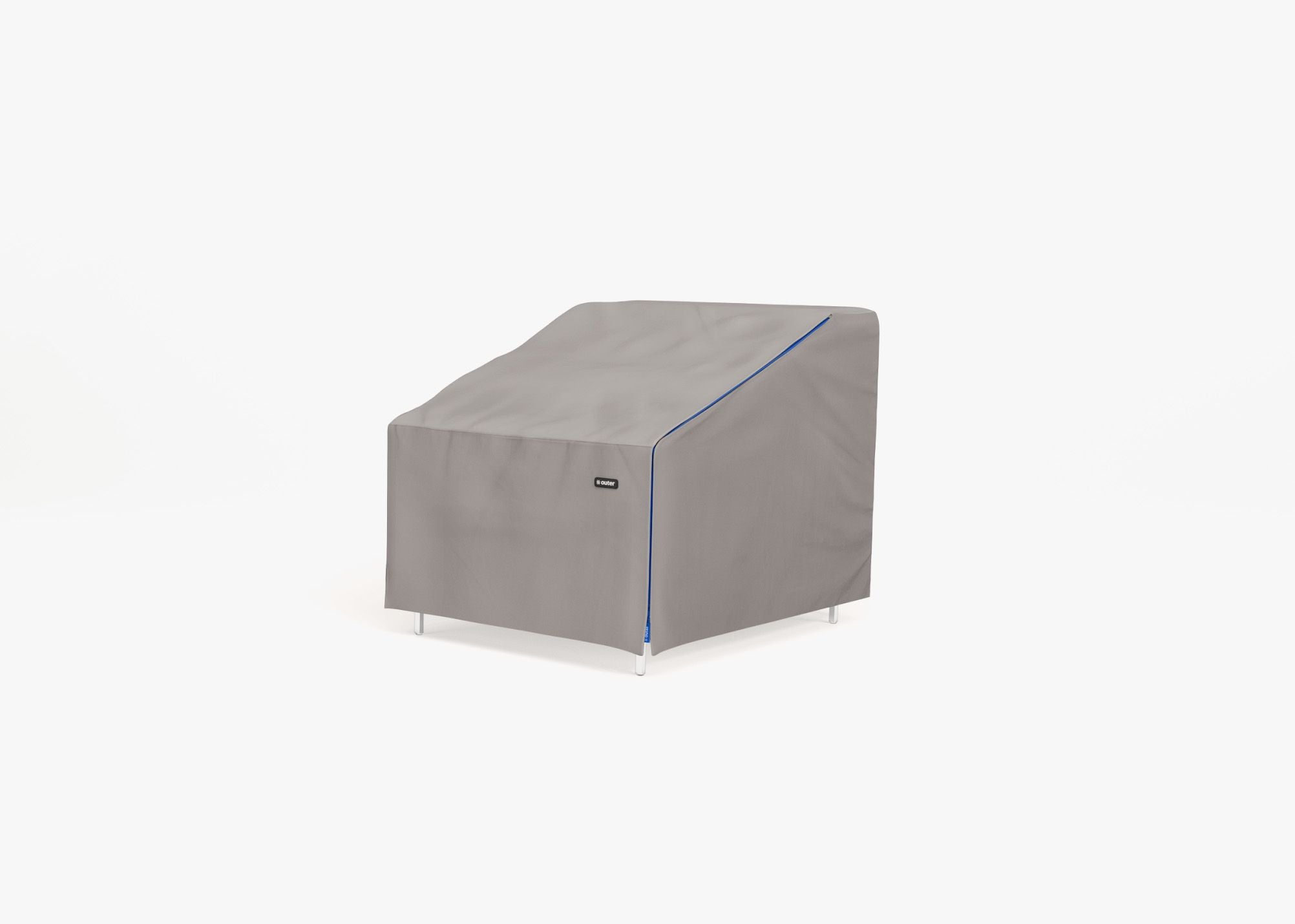 Cover for Wicker Armchair, left 3/4. Protect your Outer seating from rain, dirt, and snow. #title_default title