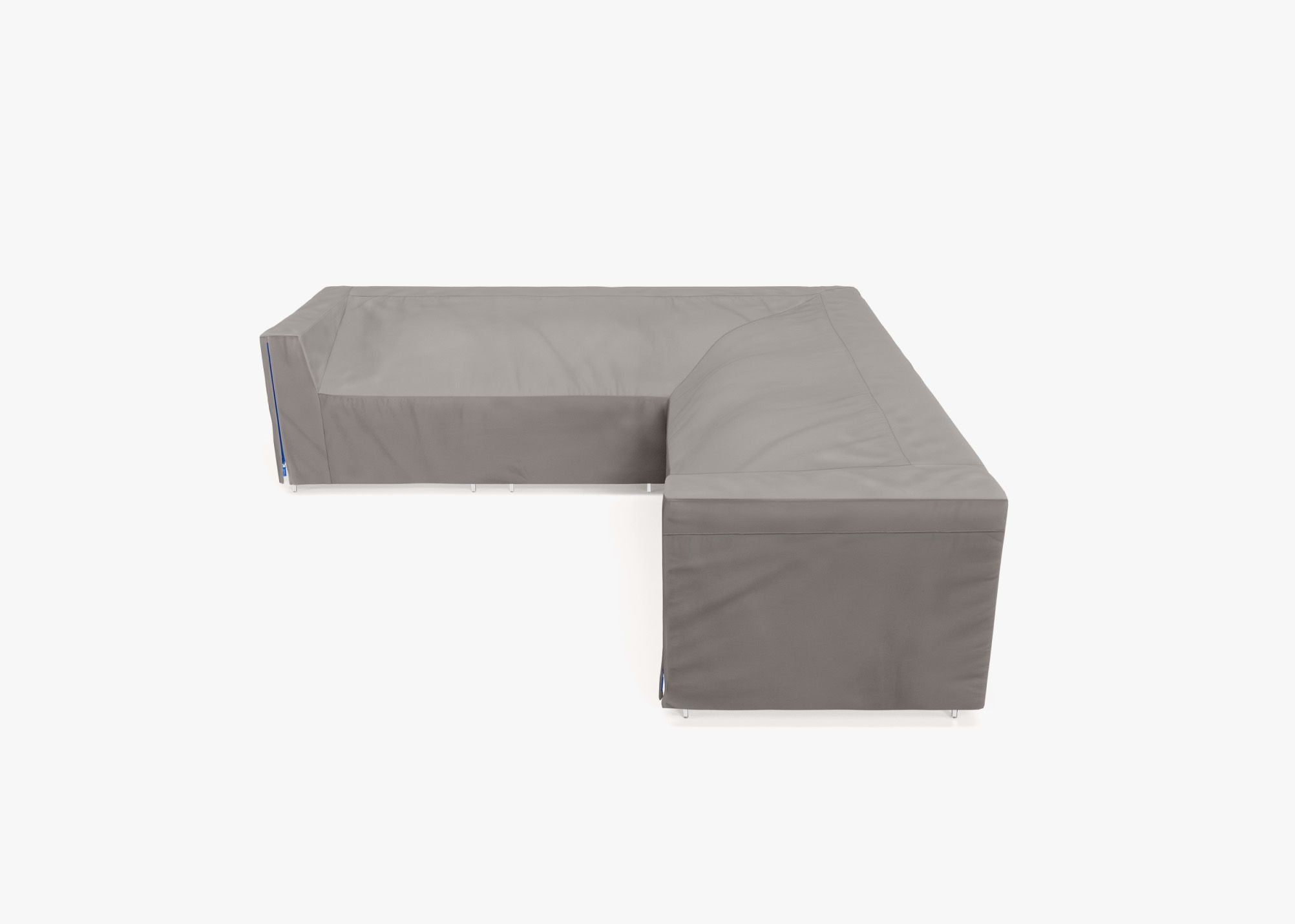 Cover for Wicker Corner Sectional - 5 Seat, left 3/4. Protect your Outer seating from rain, dirt, and snow. #title_default title