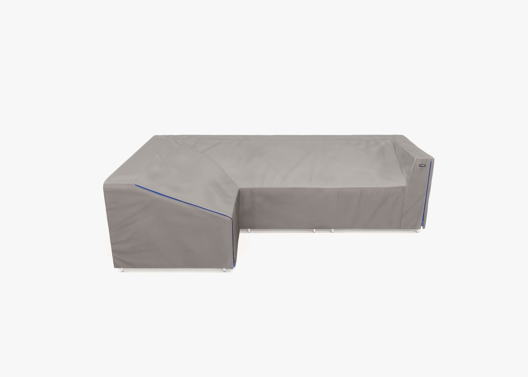 Cover for Wicker L Sectional - 4 Seat - Right, front. Custom fit weather protection for your Outer outdoor furniture. #title_default title