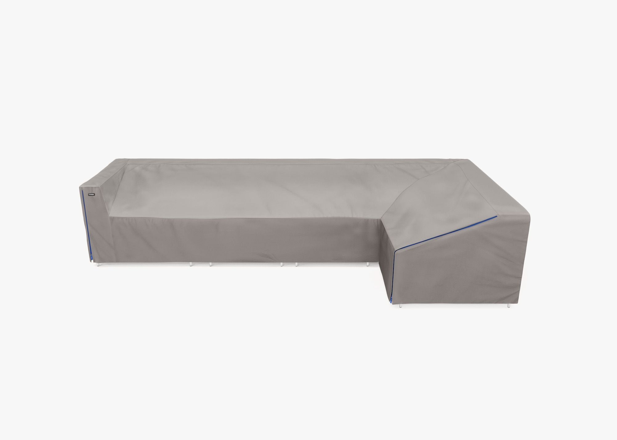 Cover for Wicker L Sectional - 5 Seat - Left, front. Custom fit weather protection for your Outer outdoor furniture. #title_default title