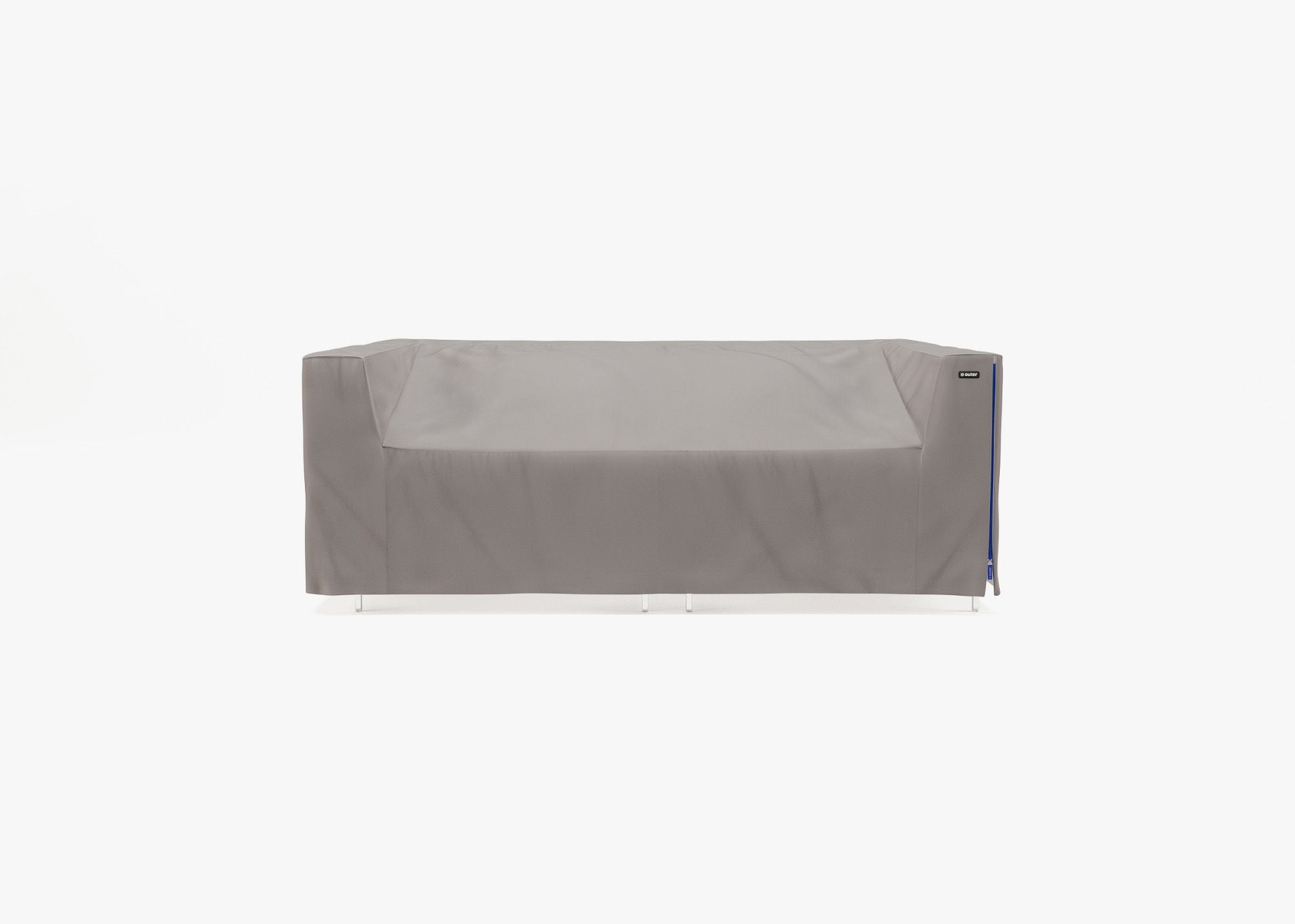 Cover for Wicker Loveseat, front. Custom fit weather protection for your Outer outdoor furniture. #title_default title