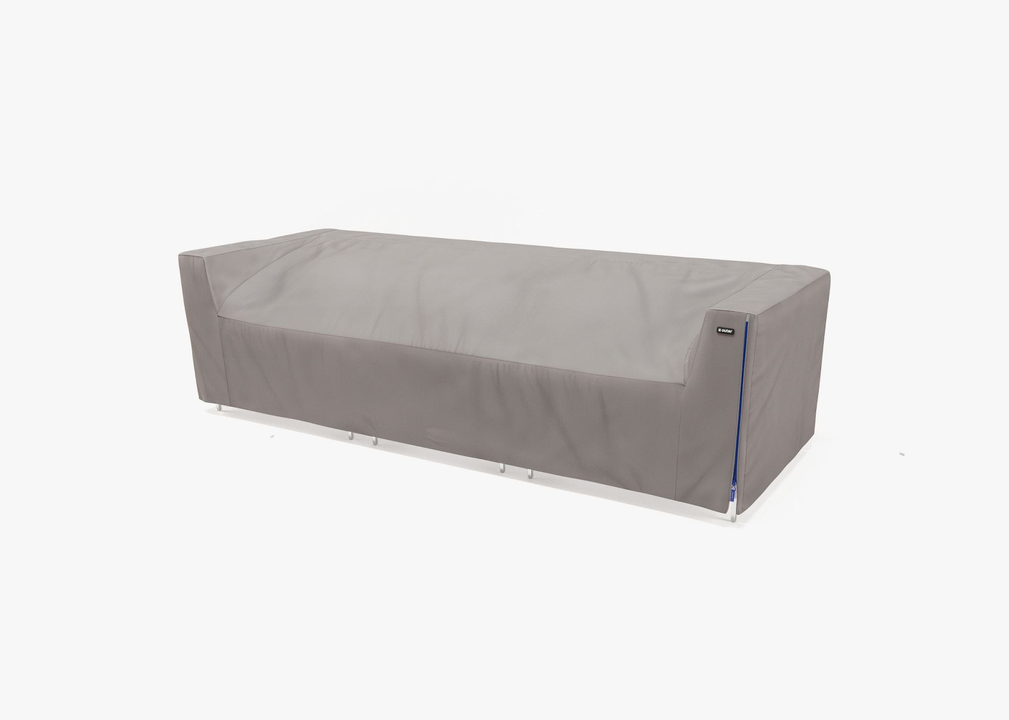Cover for Wicker Sofa - 3 Seat, left 3/4. Protect your Outer seating from rain, dirt, and snow. #title_default title