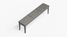 Aluminum Outdoor Dining Bench Cushion