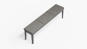 Aluminum Outdoor Dining Bench Cushion