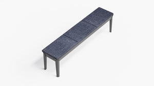 Aluminum Outdoor Dining Bench Cushion
