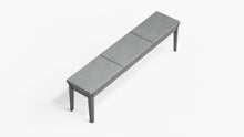 Aluminum Outdoor Dining Bench Cushion