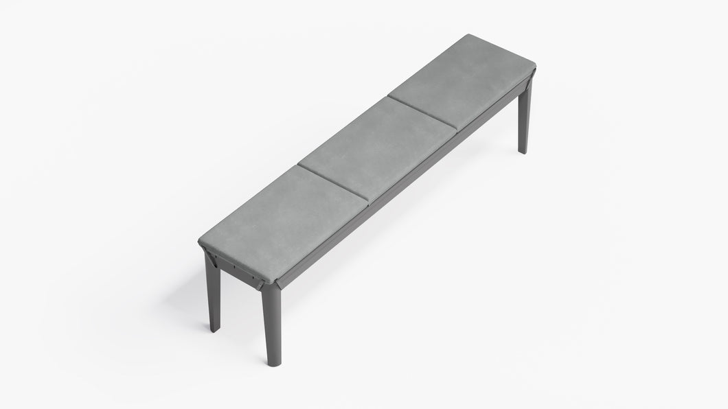 Aluminum Outdoor Dining Bench Cushion