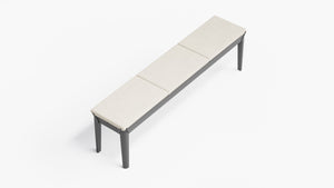 Aluminum Outdoor Dining Bench Cushion