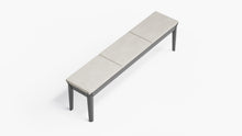 Aluminum Outdoor Dining Bench Cushion