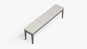 Aluminum Outdoor Dining Bench Cushion