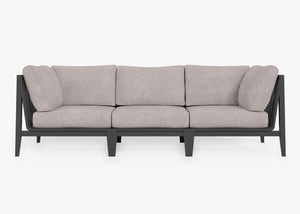 Fabric + OuterShell for Aluminum Sofa - 3 Seat