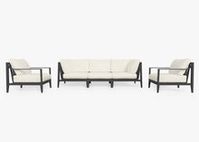 Fabric for Aluminum Sofa with Armchairs - 5 Seat