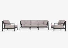 Fabric for Aluminum Sofa with Armchairs - 5 Seat