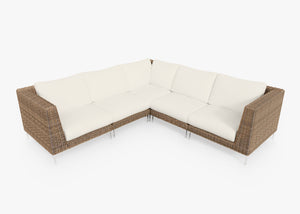 Fabric for Wicker Corner Sectional - 5 Seat