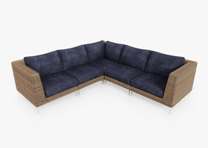 Fabric for Wicker Corner Sectional - 5 Seat