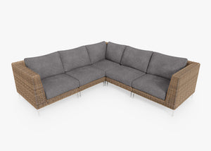 Fabric for Wicker Corner Sectional - 5 Seat