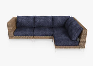 Fabric for Wicker L Sectional - 4 Seat