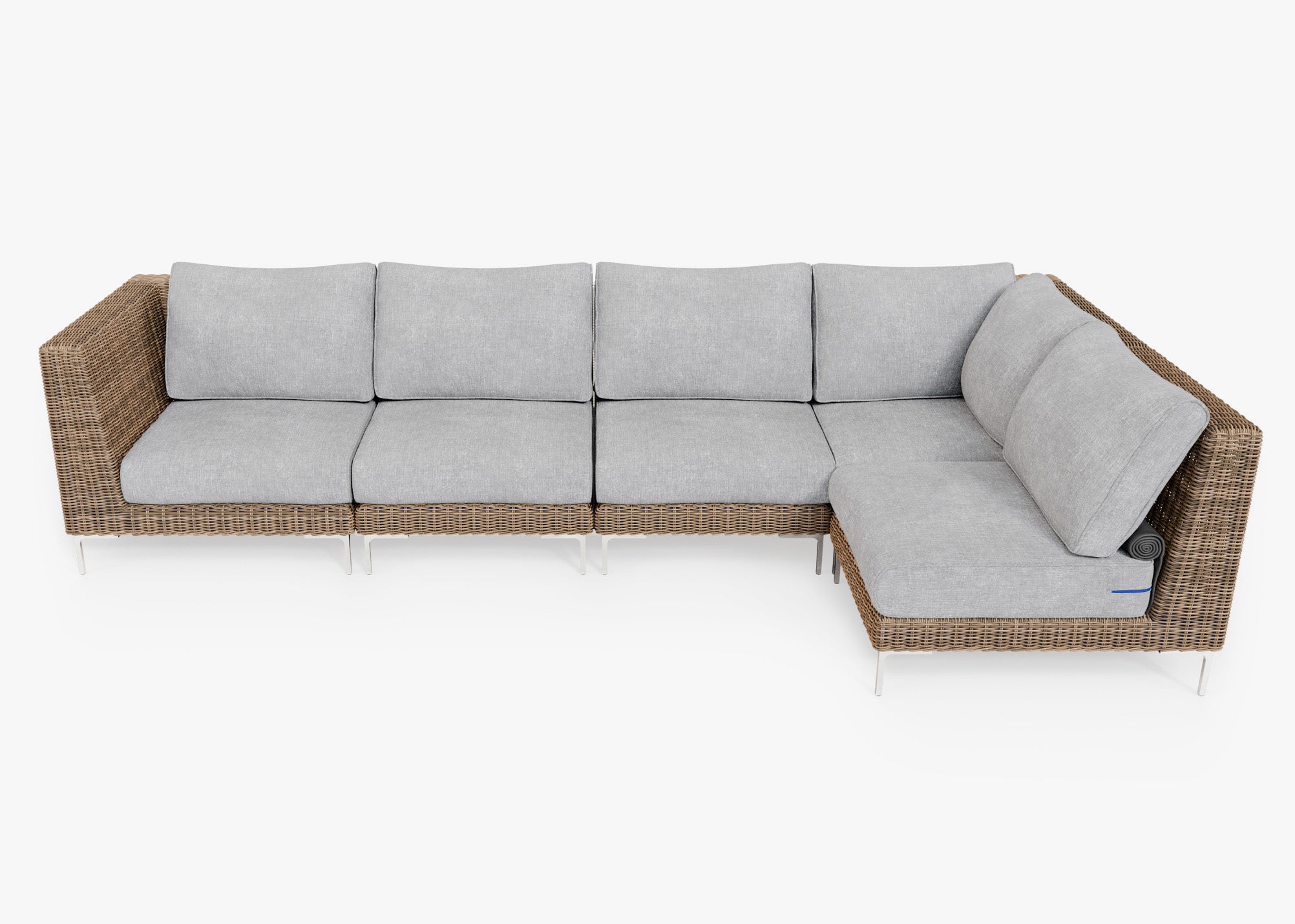 Fabric for Wicker L Sectional - 5 Seat