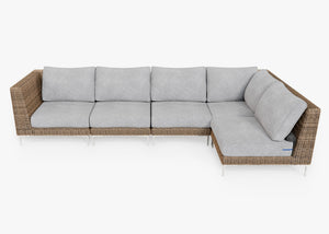 Fabric for Wicker L Sectional - 5 Seat