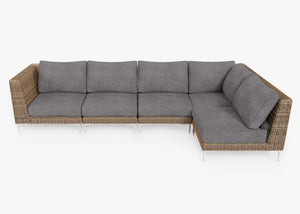 Fabric for Wicker L Sectional - 5 Seat