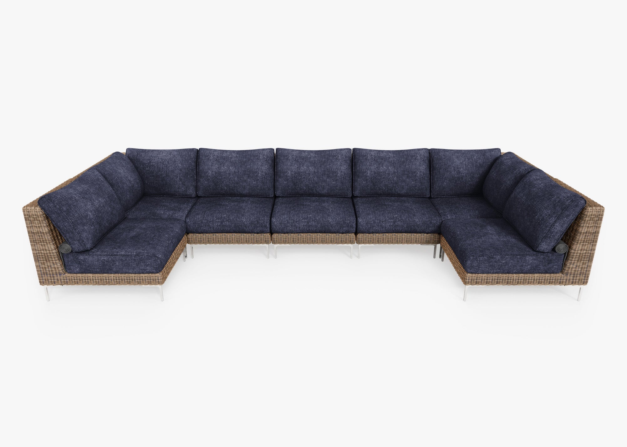 Fabric for Wicker U Sectional - 7 Seat