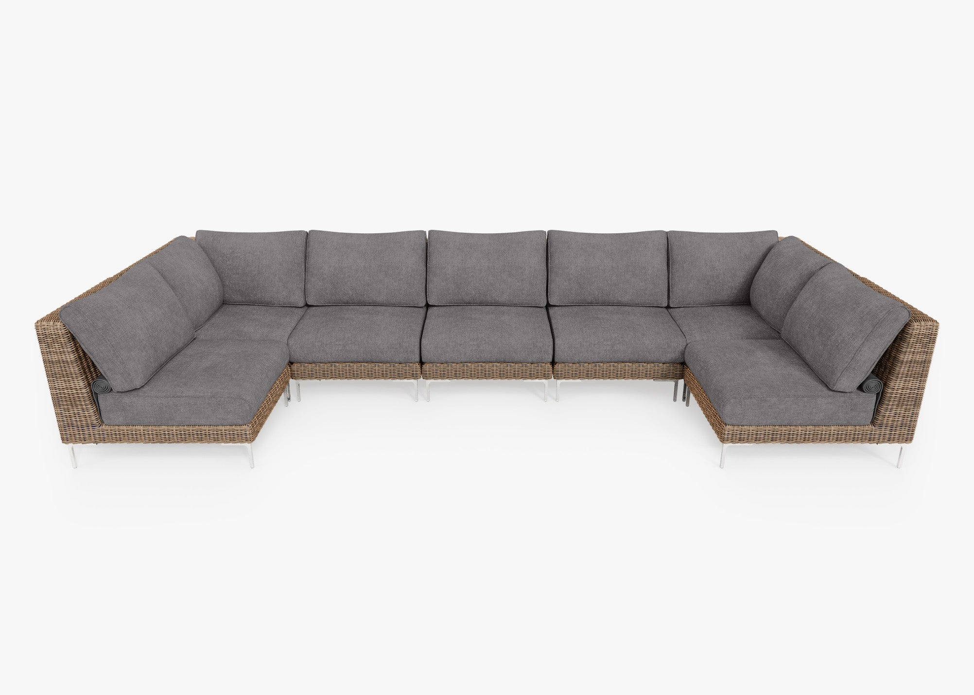 Fabric for Wicker U Sectional - 7 Seat