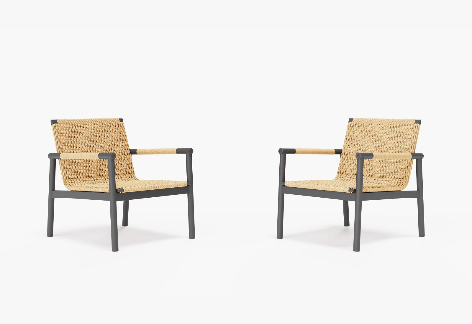 Wicker + Aluminum Flex Conversation Set