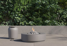 Concrete Fire Pit Table Cooking Set + Propane Tank Cover - Round