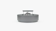 Concrete Fire Pit Table Cooking Set - Round