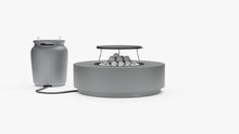 Concrete Fire Pit Table Cooking Set + Propane Tank Cover - Round