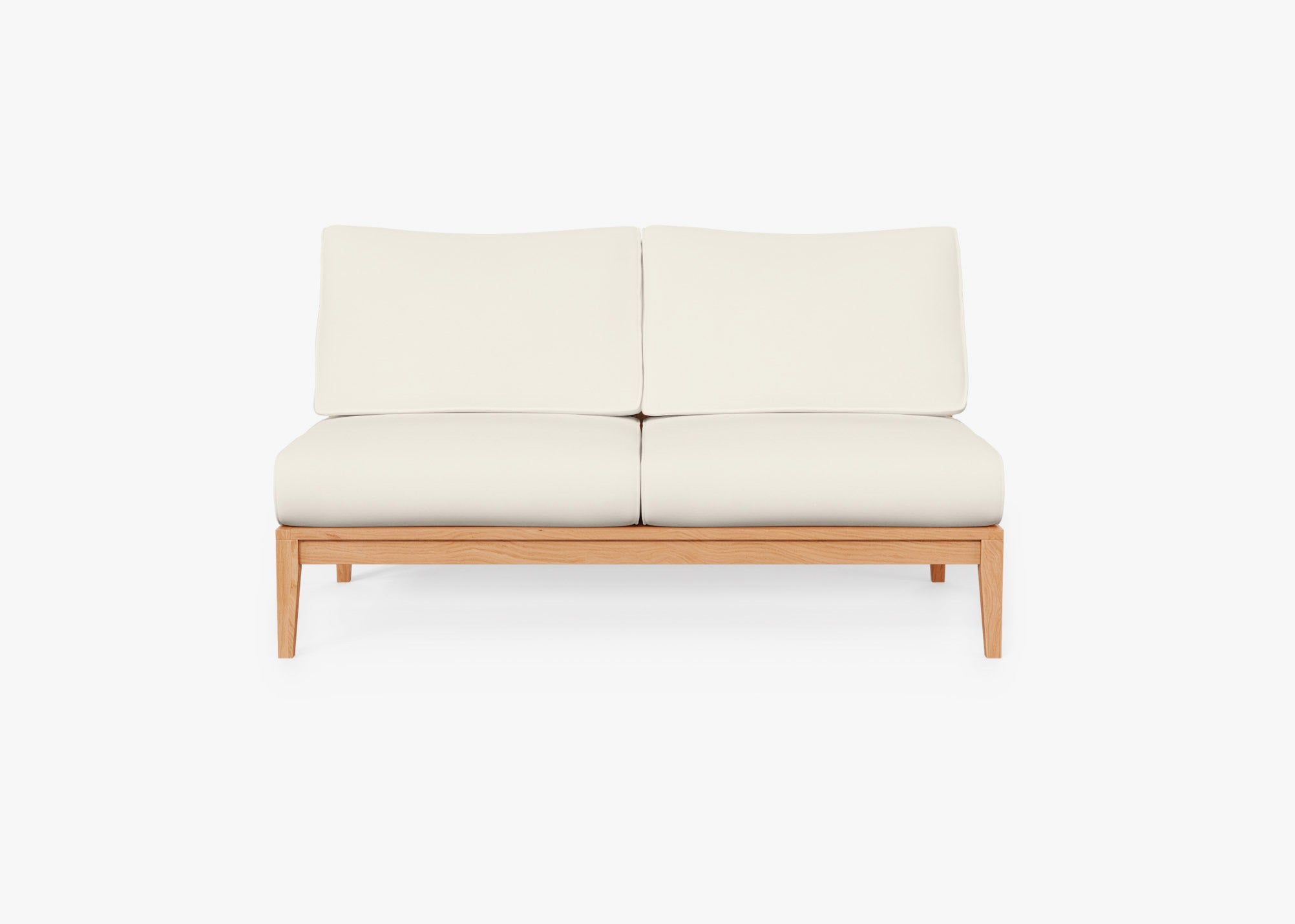 Fabric for Teak Armless Loveseat