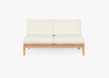 Fabric for Teak Armless Loveseat