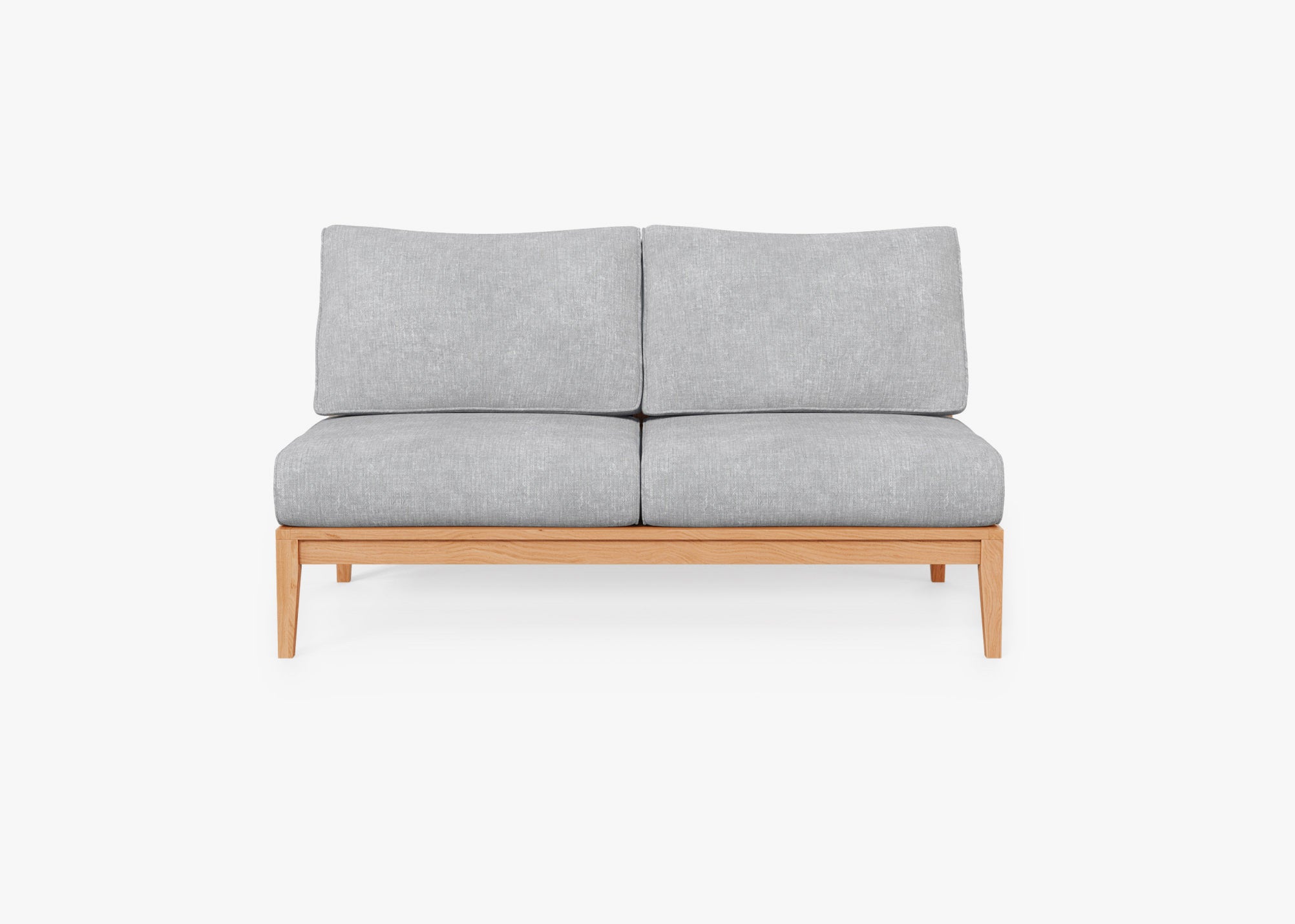 Fabric for Teak Armless Loveseat