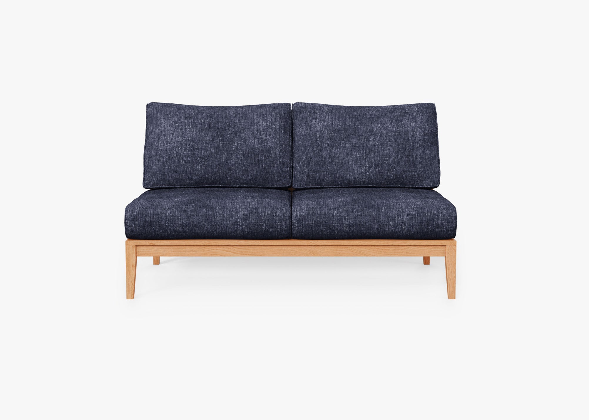 Fabric for Teak Armless Loveseat