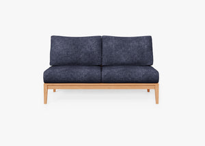 Fabric for Teak Armless Loveseat