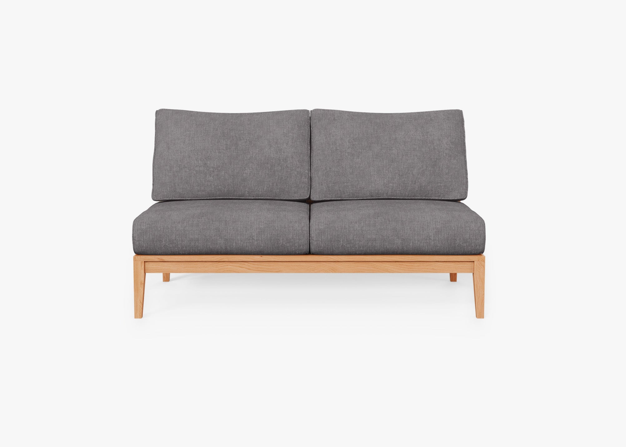 Fabric for Teak Armless Loveseat