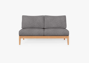 Fabric for Teak Armless Loveseat