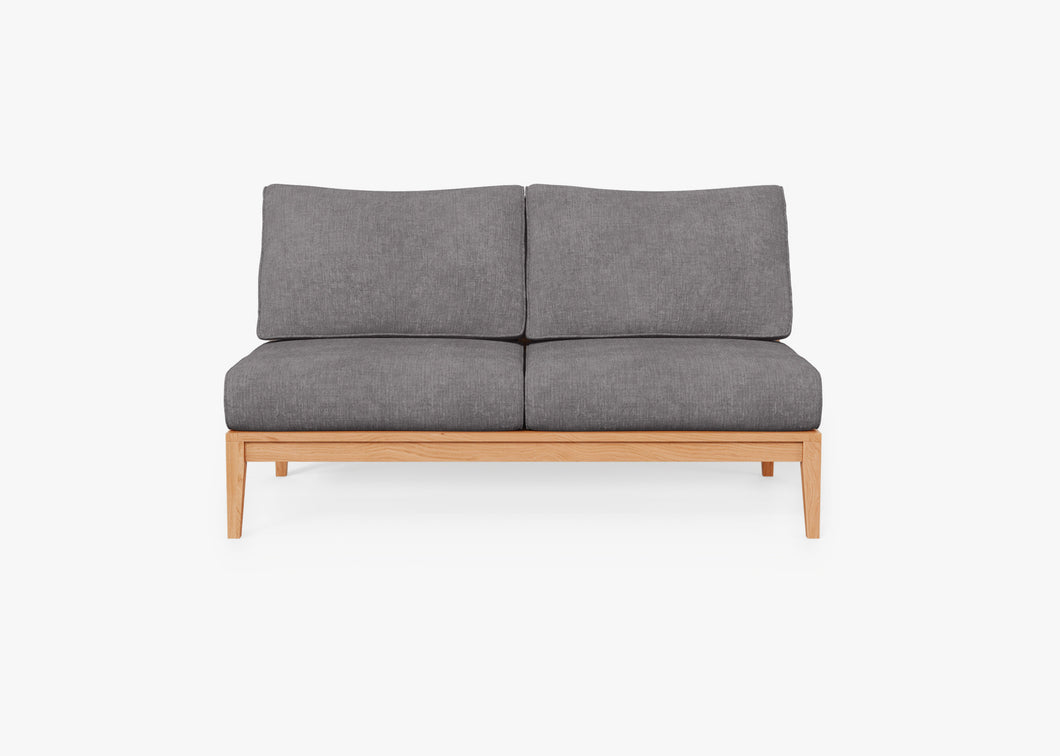 Fabric for Teak Armless Loveseat