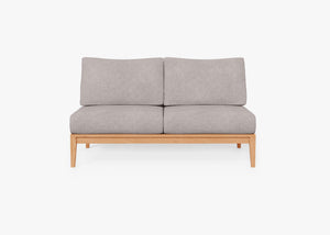 Fabric for Teak Armless Loveseat