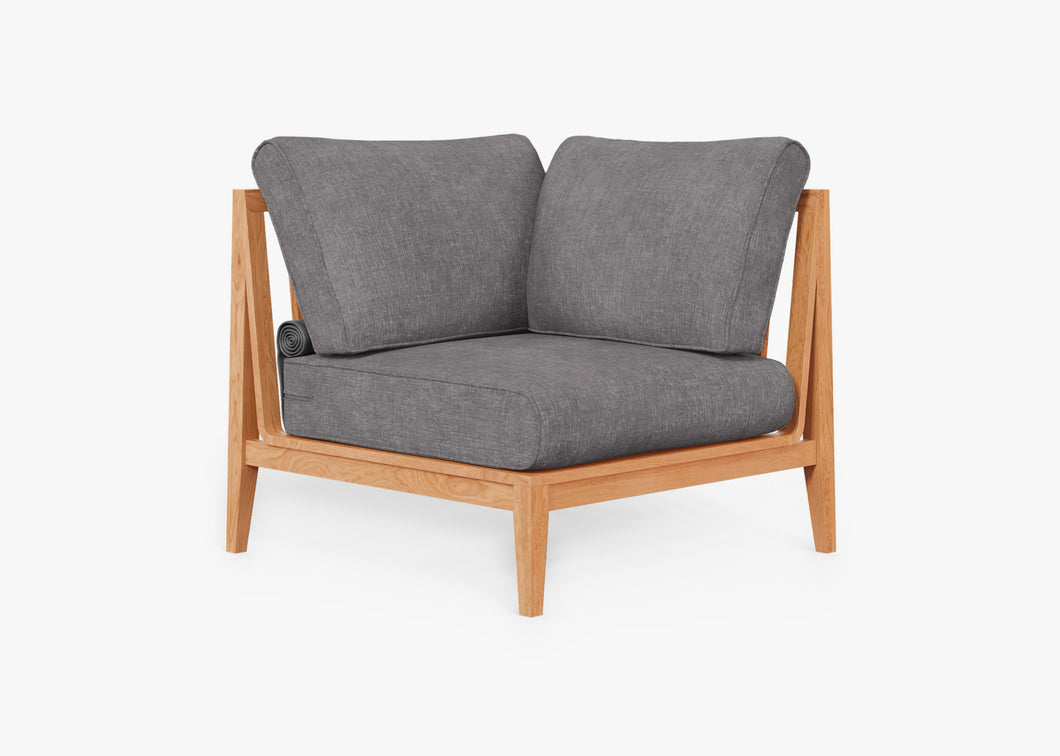 Fabric for Teak Sectional Chair - Left