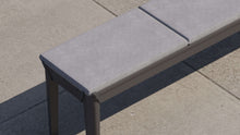 Aluminum Outdoor Dining Bench Cushion