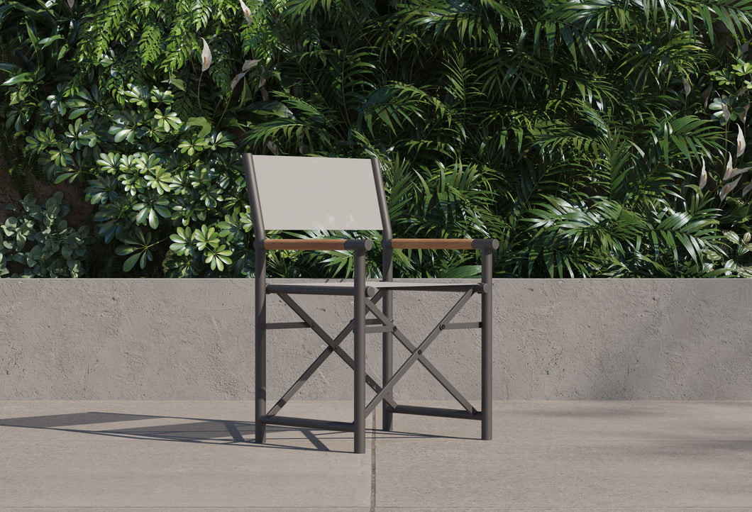 Aluminum Outdoor Dining Director's Chair