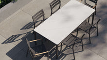 OuterStone Outdoor Dining Table + 2 595 Armchairs + 4 595 Armless Chairs