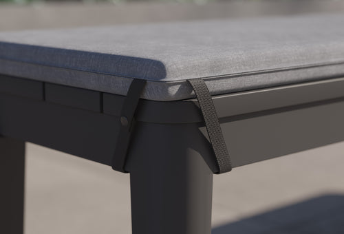 Aluminum Outdoor Dining Bench Cushion