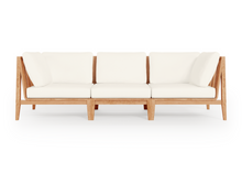 Teak Outdoor Sofa - 3 Seat